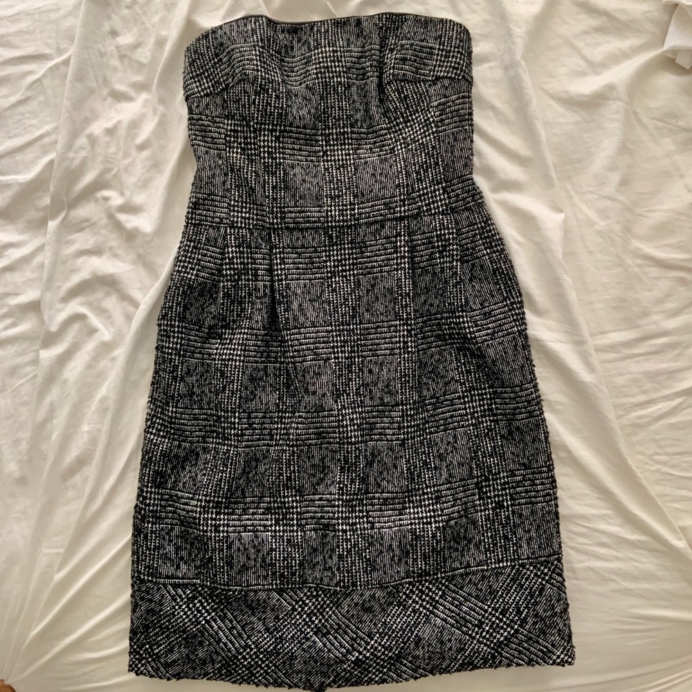 Express Tweed Strapless Dress SZ 6